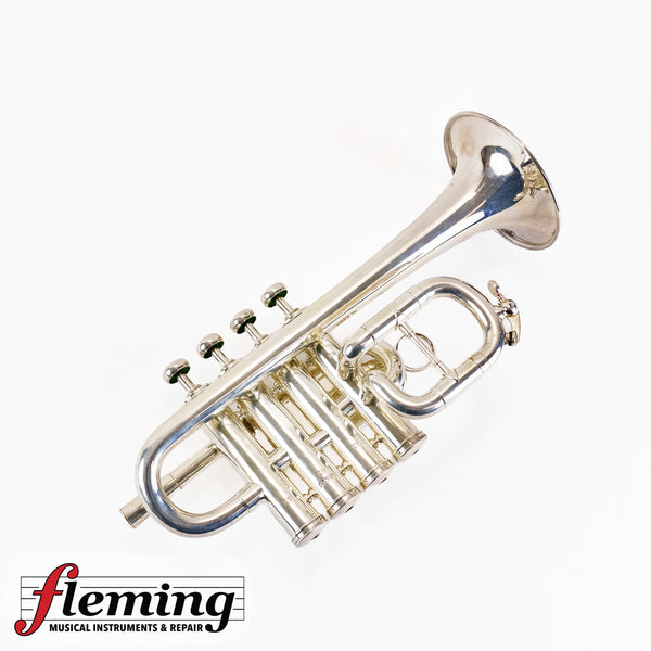 Henri Selmer Paris 4-Valve Piccolo Trumpet - Silver Plated (Maurice André Era)