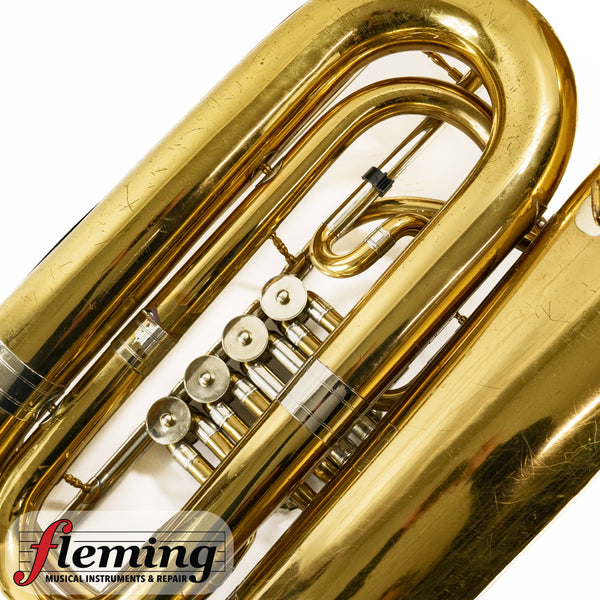 Vintage Meinl Weston W.M. Bell Model CC Tuba - 4 Rotary Valves (Getzen Era)