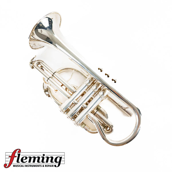 Yamaha YCR-6335HS Professional Cornet - Heavyweight, Silver Plate