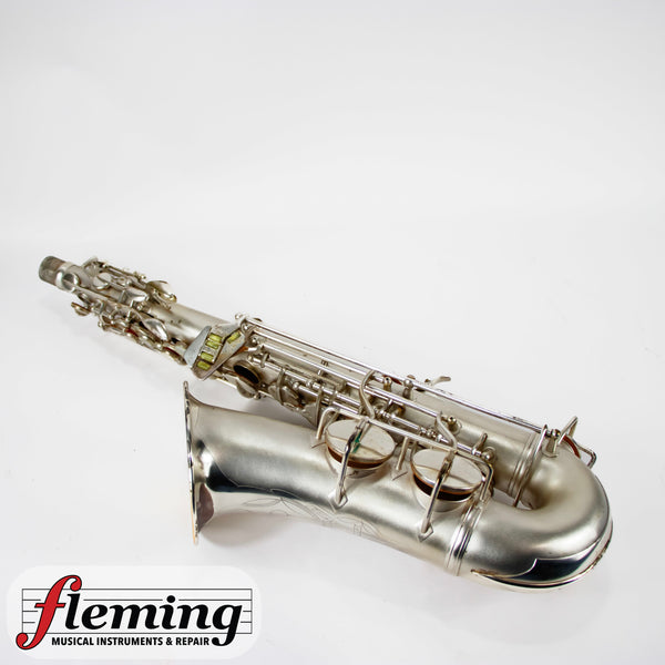 Conn "New Wonder" Transitional Alto Saxophone - Silver Plate with Gold Wash Bell