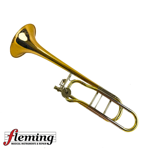 Pre-Owned C.G. Conn 88HCL "Christian Lindberg" Professional Bb/F Tenor Trombone - Rose Brass Bell