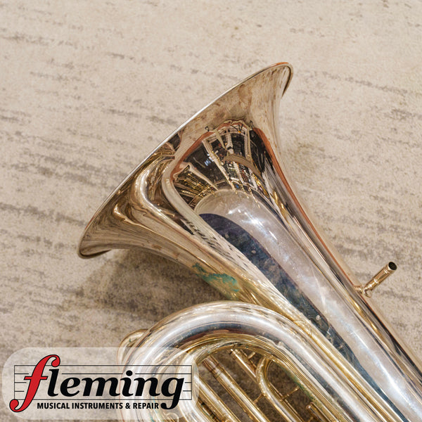 Pre-Owned Miraphone CC1291 Professional 5-Valve 5/4 CC Tuba - Silver Plate