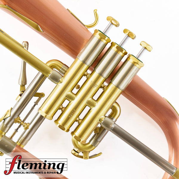 Schilke 1041FLC-L Professional Flugelhorn - Brushed Lacquer with Copper Bell