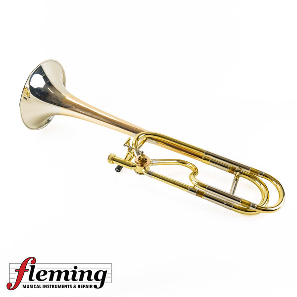 Adams Custom TB1 Professional Tenor Trombone - Two-Tone Rose Brass/Silver (Serial #055)