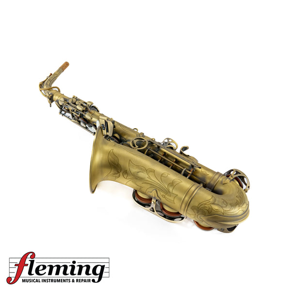 Antigua AS4248 PowerBell Professional Alto Saxophone - Antique Finish