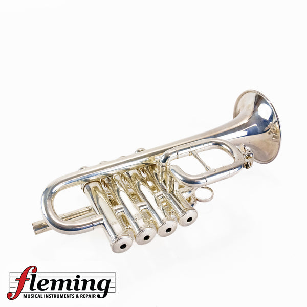 Henri Selmer Paris 4-Valve Piccolo Trumpet - Silver Plated (Maurice André Era)
