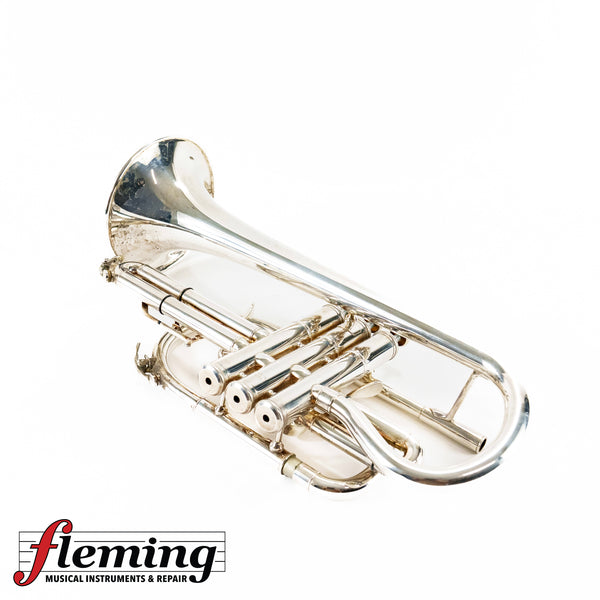 Yamaha YCR-6335HS Professional Cornet - Heavyweight, Silver Plate
