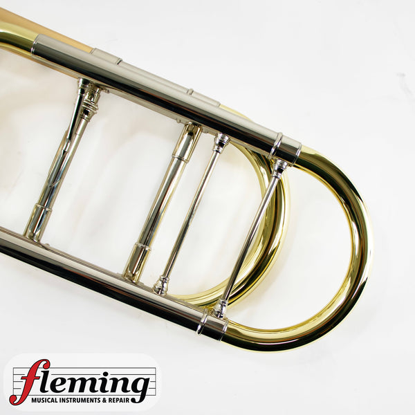 S.E. Shires TBQ30GR Tenor Trombone - Gold Brass Bell & Rotary Valve