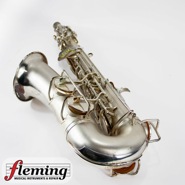 Conn "New Wonder" Transitional Alto Saxophone - Silver Plate with Gold Wash Bell
