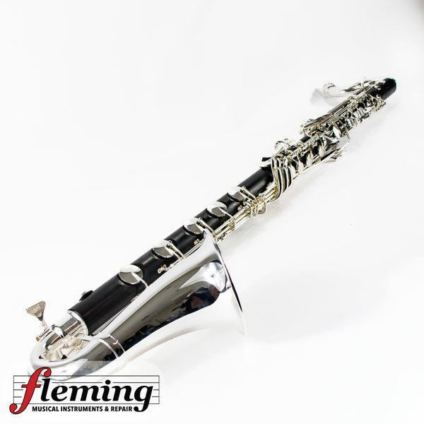 Backun Model Q Bass Clarinet Low C, Grenadilla, Silver-Plated Keys