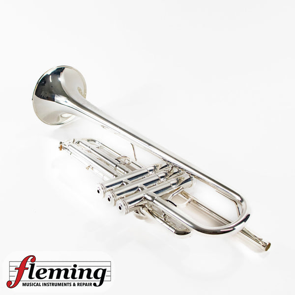 S.E. Shires Q10RS Professional Bb Trumpet - Silver Plate