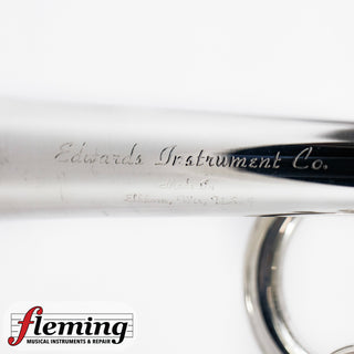 Pre-Owned Edwards Custom Bb Trumpet - Tunable Bell, Silver Plate (Ex-USAF)