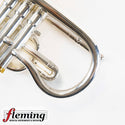 Pre-Owned Besson Prestige Professional Cornet - Silver Plate with Gold Trim (Ex-USAF)