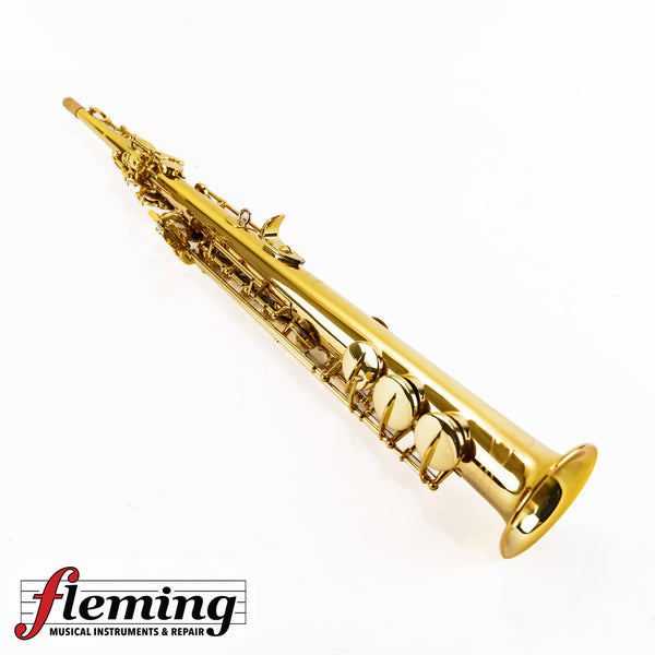 Yanagisawa S-WO1 Professional Soprano Saxophone - Clear Lacquer (Demo Stock)