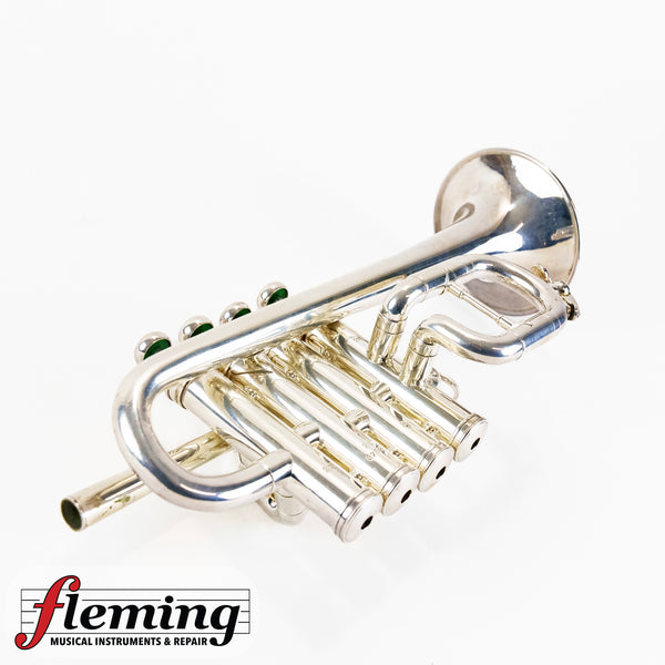 Henri Selmer Paris 4-Valve Piccolo Trumpet - Silver Plated (Maurice André Era)