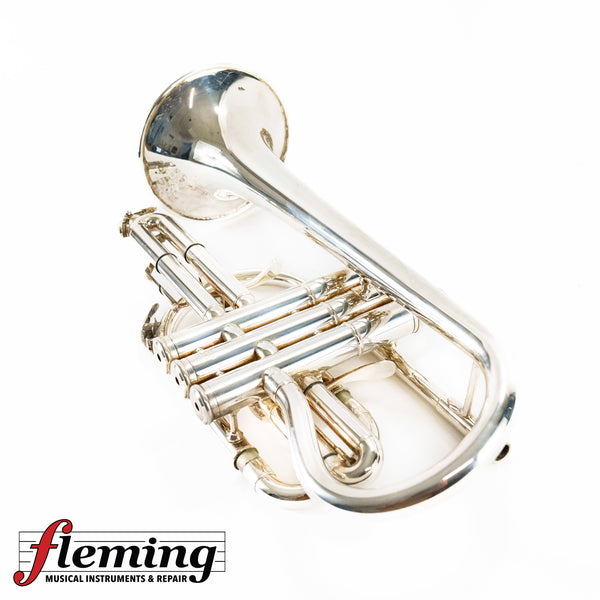 Yamaha YCR-6335HS Professional Cornet - Heavyweight, Silver Plate