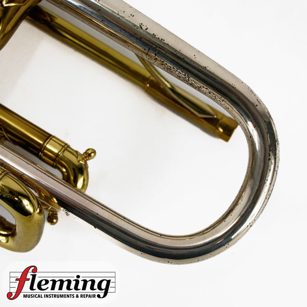 Vintage King Silvertone Cornet - Sterling Silver Bell (1940)