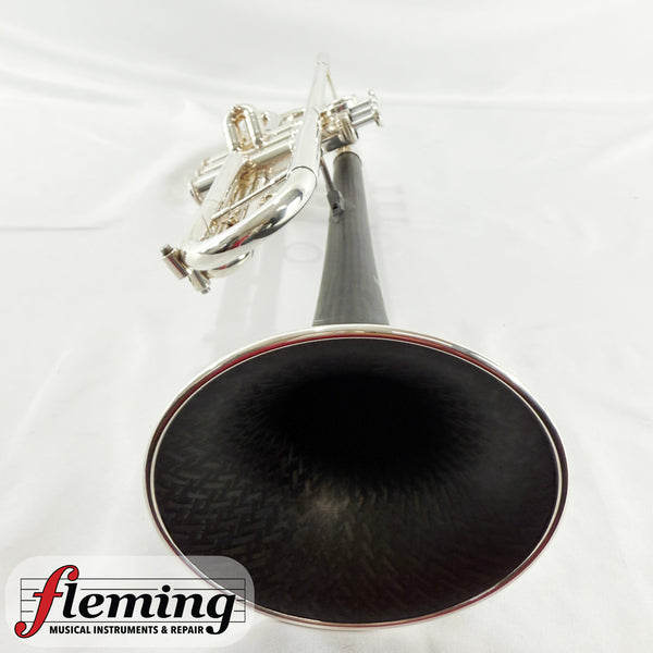DaCarbo Unica Bb Trumpet (Demo Model) - Silver Plated with Carbon Fiber Bell