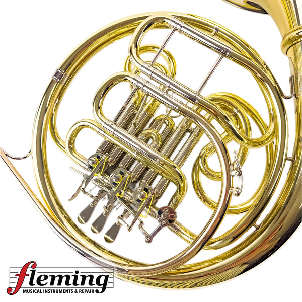 Pre-Owned Hans Hoyer G10 Professional Double French Horn - Detachable Bell (Yellow Brass)