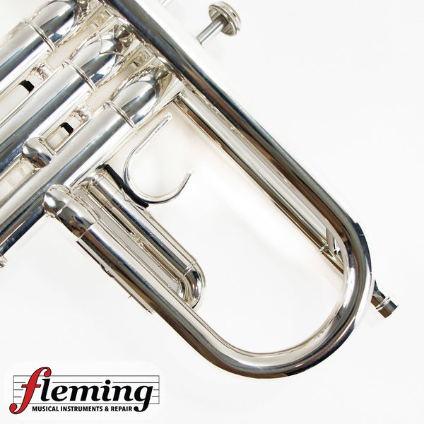 S.E. Shires Q10RS Professional Bb Trumpet - Silver Plate
