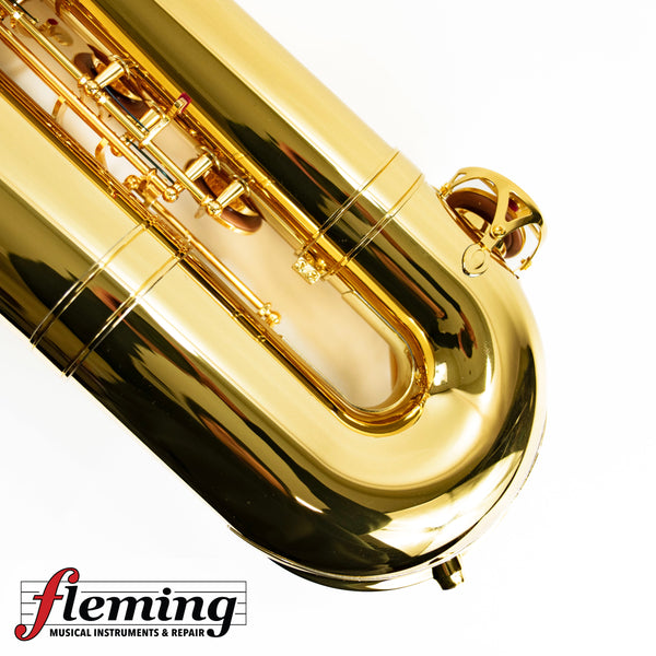 **Mint** Yamaha YBS-480 Low A Baritone Saxophone - Gold Lacquer