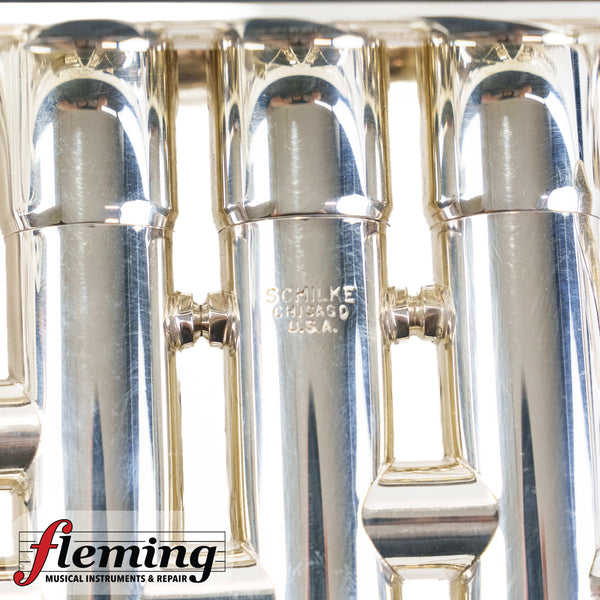Schilke Eb Soprano Cornet - Silver Plate