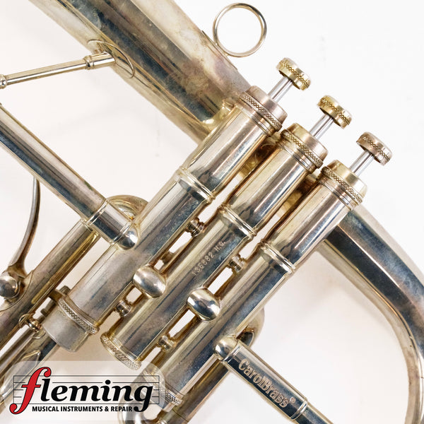 CarolBrass CFL-9990-RS Professional Flugelhorn - Silver Plated