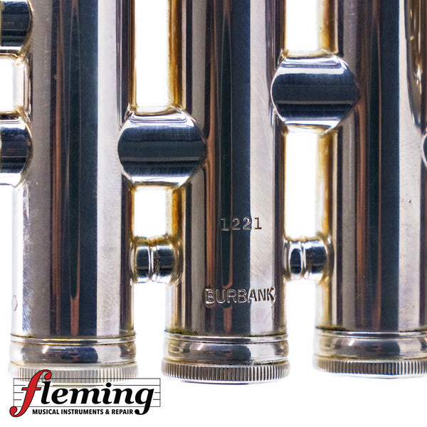 Burbank (Kanstul) 4-Valve Piccolo Trumpet - Silver Plated