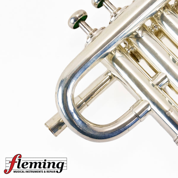 Henri Selmer Paris 4-Valve Piccolo Trumpet - Silver Plated (Maurice André Era)