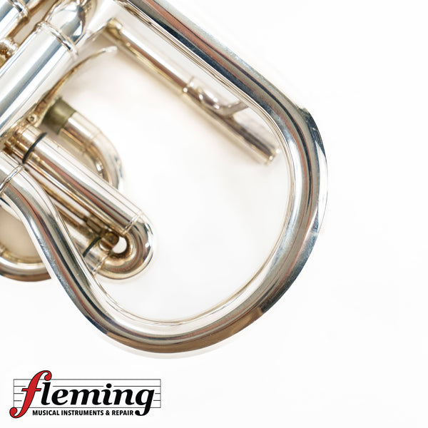 Yamaha YCR-6335HS Professional Cornet - Heavyweight, Silver Plate