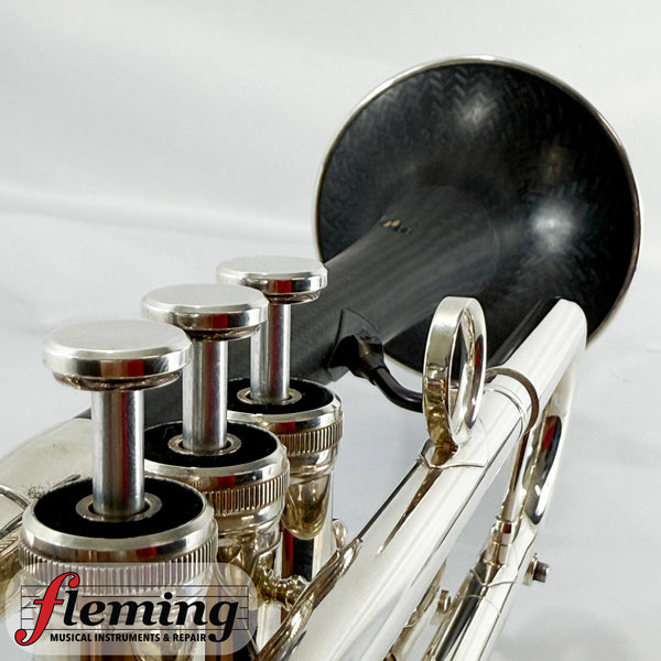 DaCarbo Unica Bb Trumpet (Demo Model) - Silver Plated with Carbon Fiber Bell