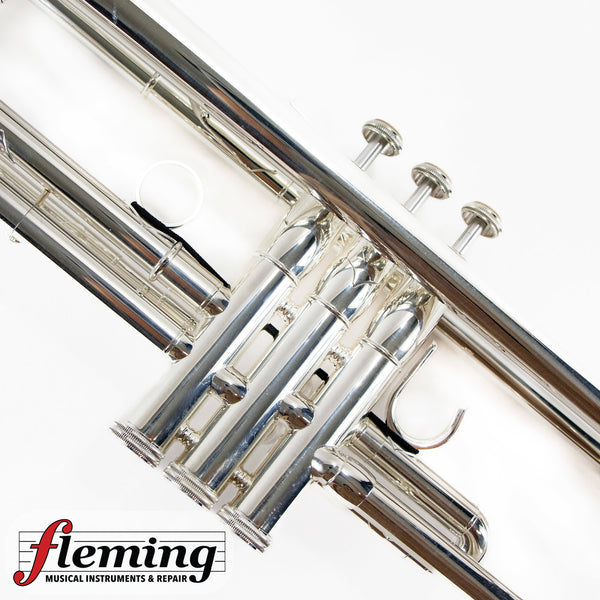 S.E. Shires Q10RS Professional Bb Trumpet - Silver Plate