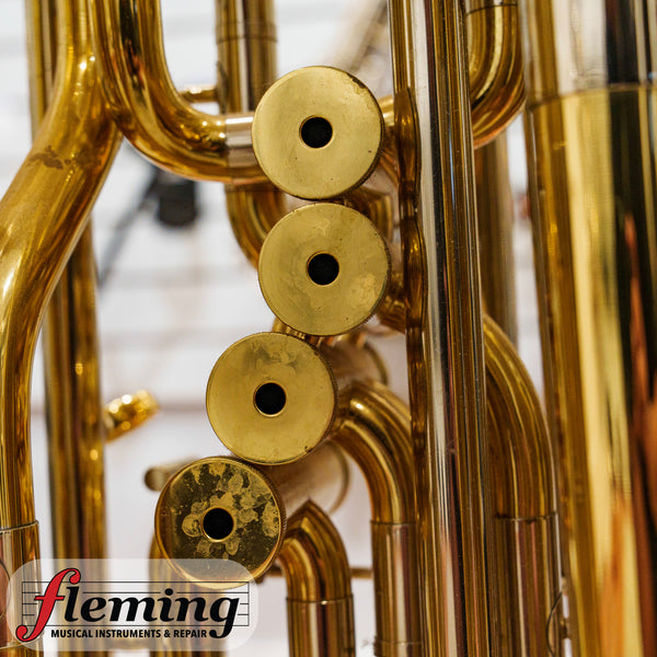 Pre-Owned Miraphone CC1291 Professional 5-Valve 5/4 CC Tuba - Clear Lacquer