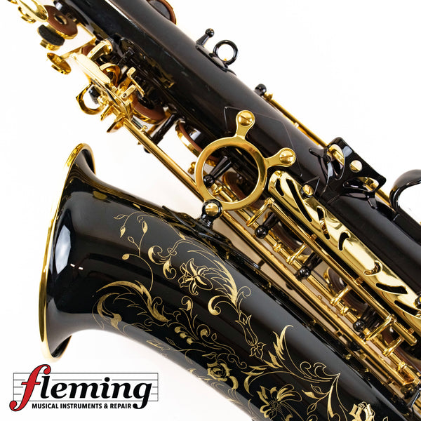 Henri Selmer Paris Super Action 80 Series II Alto Saxophone - Black Lacquer (Competition Demo / Open Box Model)