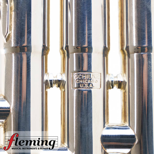 Schilke P6-4 Bb/A Herald Piccolo Trumpet - Silver Plate