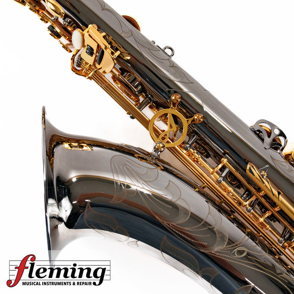 Antigua TS4248BG GH Power Bell Professional Tenor Saxophone - Black Nickel & Gold (Shop Setup)