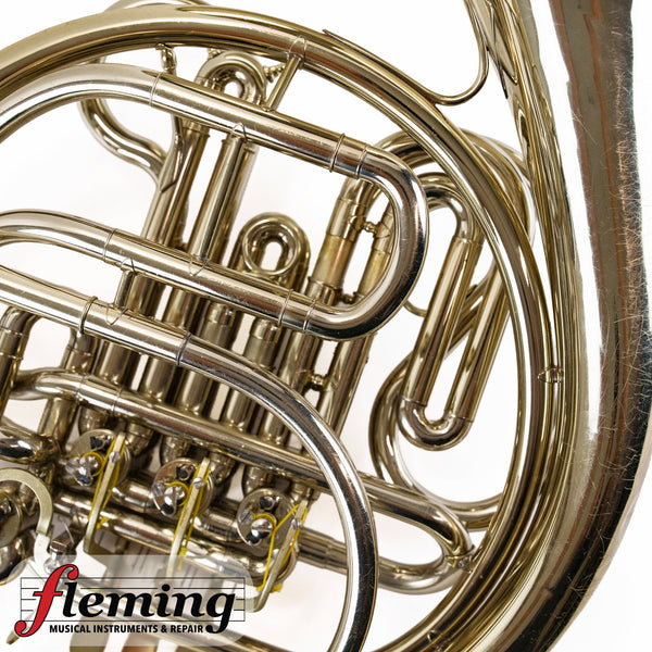 Pre-Owned Holton H470 Double French Horn - Silver (Fixed Bell)