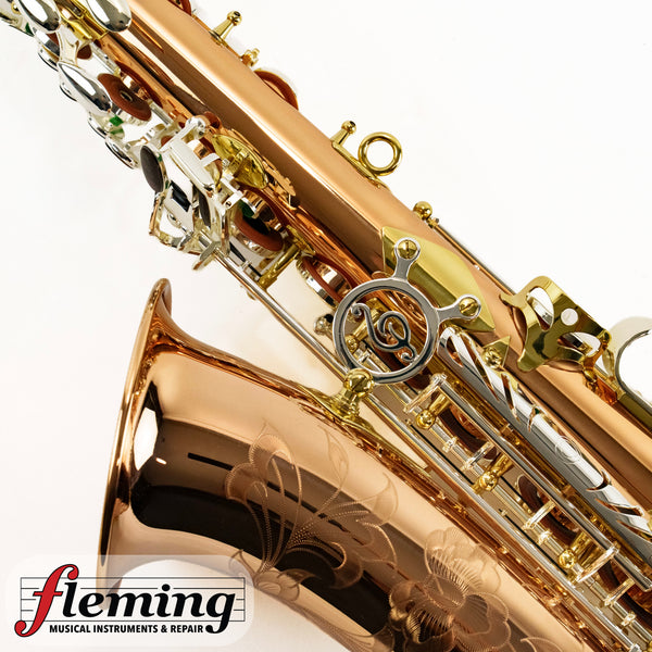 P.Mauriat Venus Professional Copper Body Alto Saxophone - Copper Alloy Body, Silver Plated Keys