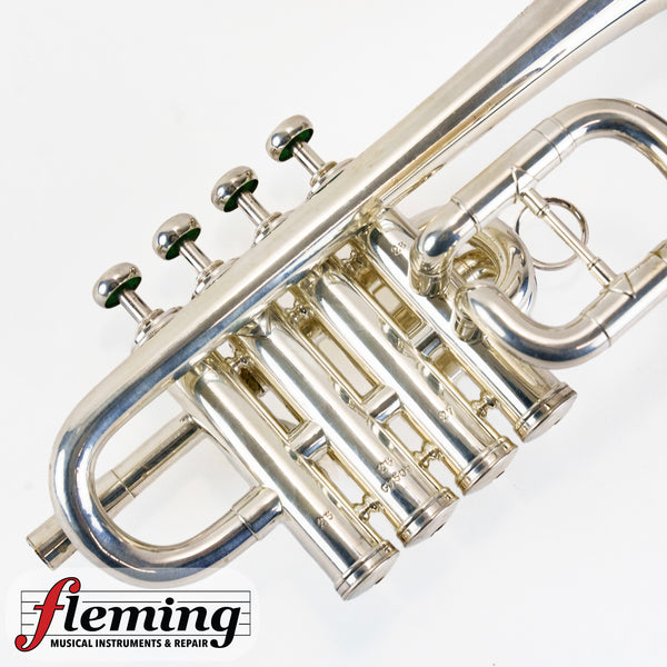 Henri Selmer Paris 4-Valve Piccolo Trumpet - Silver Plated (Maurice André Era)