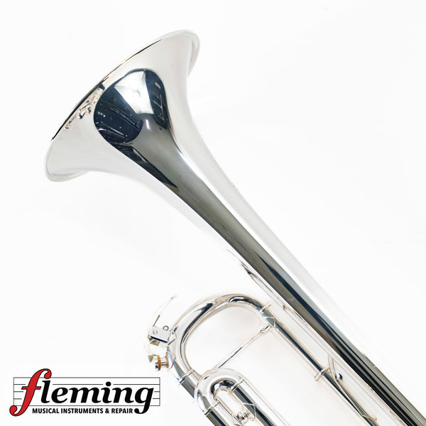 Yamaha YTR-8335IIGS Custom Xeno Professional Bb Trumpet - Silver Plate, Gold Brass Bell