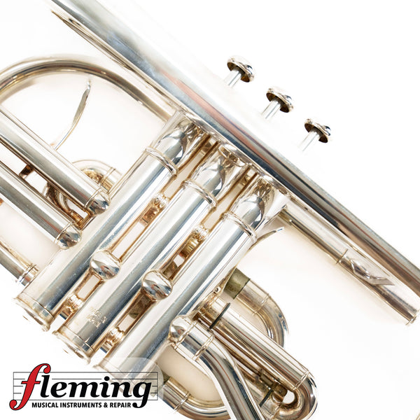 Yamaha YCR-6335HS Professional Cornet - Heavyweight, Silver Plate