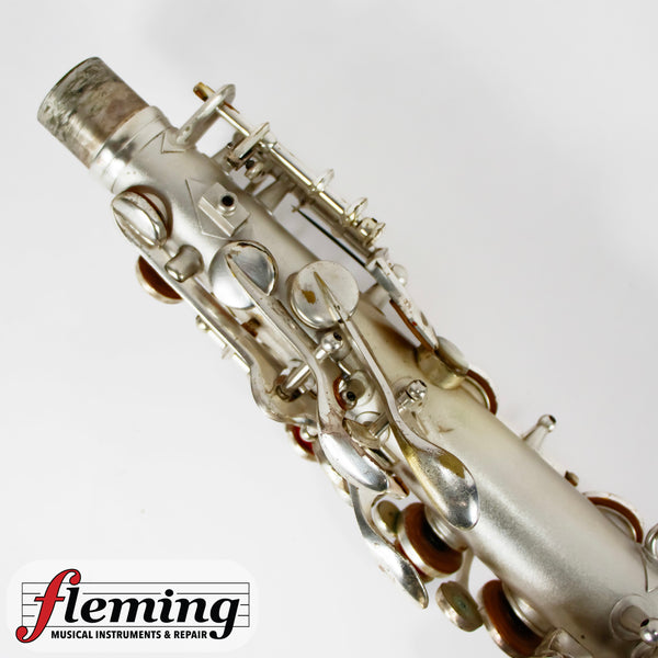 Conn "New Wonder" Transitional Alto Saxophone - Silver Plate with Gold Wash Bell