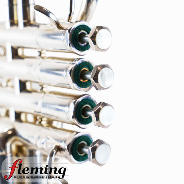 Schilke P6-4 Bb/A Herald Piccolo Trumpet - Silver Plate