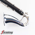 Backun Q Series Professional Bass Clarinet to Low C - Grenadilla / Silver Plate