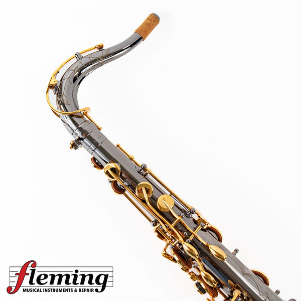 Antigua TS4248BG GH Power Bell Professional Tenor Saxophone - Black Nickel & Gold (Shop Setup)