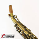 Antigua SS3159 Soprano Saxophone Curved Bell Antique Finish