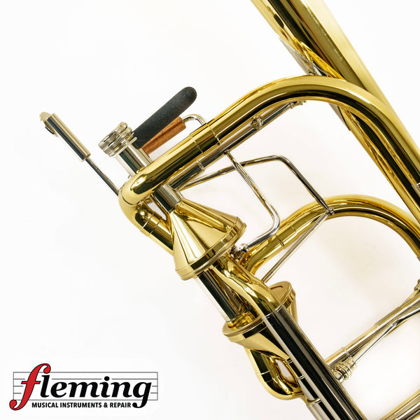 S.E. Shires Vintage New York Bass Trombone - Axial-Flow Valves, Yellow Brass