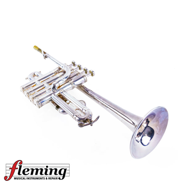 Burbank (Kanstul) 4-Valve Piccolo Trumpet - Silver Plated