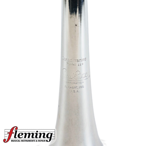 Vincent Bach Stradivarius C180SL 229 Professional C Trumpet - Silver Plated