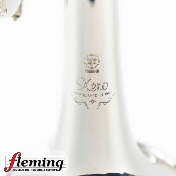 Yamaha YTR-8335IIGS Custom Xeno Professional Bb Trumpet - Silver Plate, Gold Brass Bell